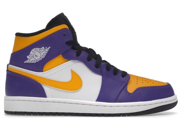 Jordan 1 Mid "Lakers"